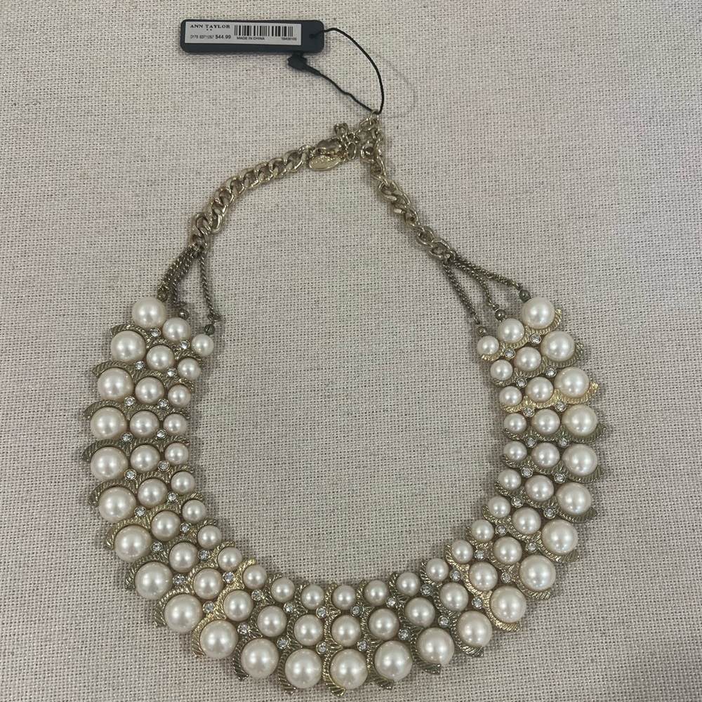 Ann Taylor Faux Pearl Necklace